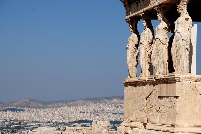 Skip The Line Acropolis Museum Private Guided Tour - First Floor: Archaic Statues, Caryatids, and the Acropolis Entrance Blocks